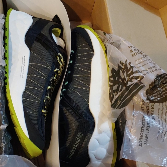 NIB Timberland Solar Wave Low Dark Green Mesh - Picture 6 of 7